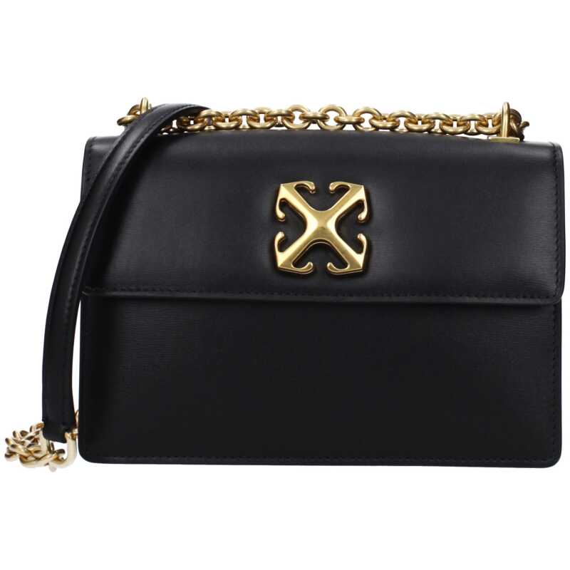Off-White Black Leather Crossbody Bag, theFeinheit