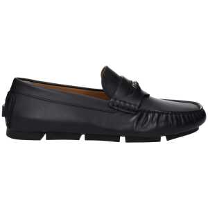 Versace Black Leather Loafer