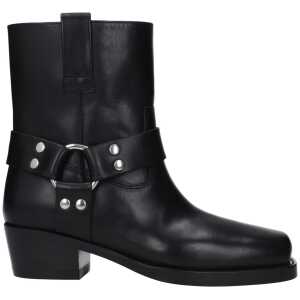 Paris Texas Black Leather Ankle