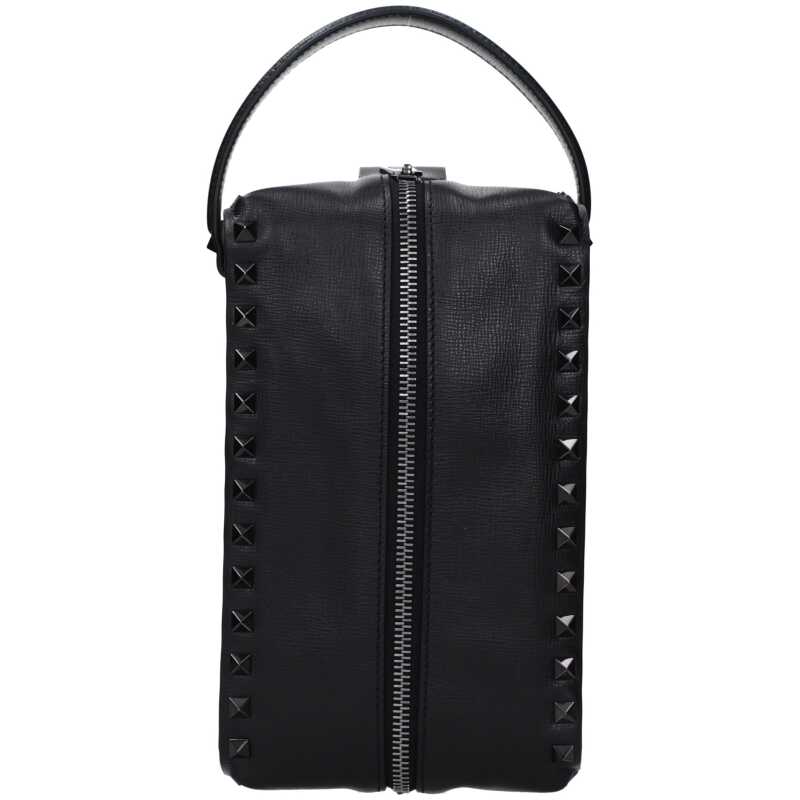 Valentino Garavani Black Leather Clutch Bag, theFeinheit