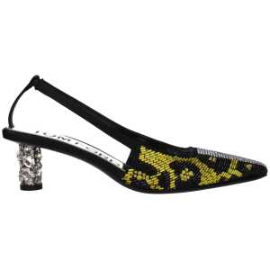 Tom Ford Yellow Satin Sandal