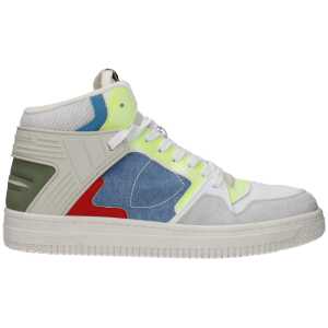 Philippe Model White Fabric Sneakers