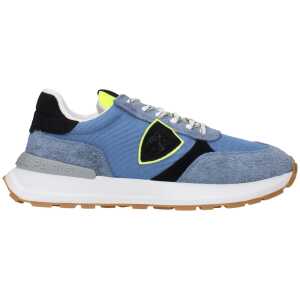 Philippe Model Blue Fabric Sneakers