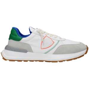 Philippe Model White Fabric Sneakers
