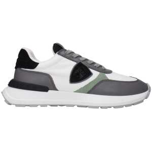 Philippe Model White Fabric Sneakers