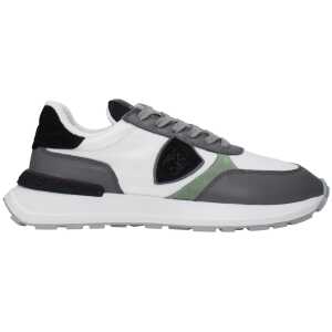 Philippe Model White Fabric Sneakers