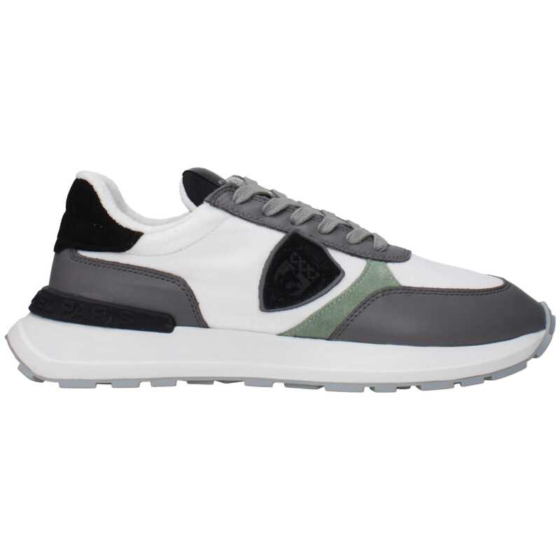 Philippe Model White Fabric Sneakers, theFeinheit