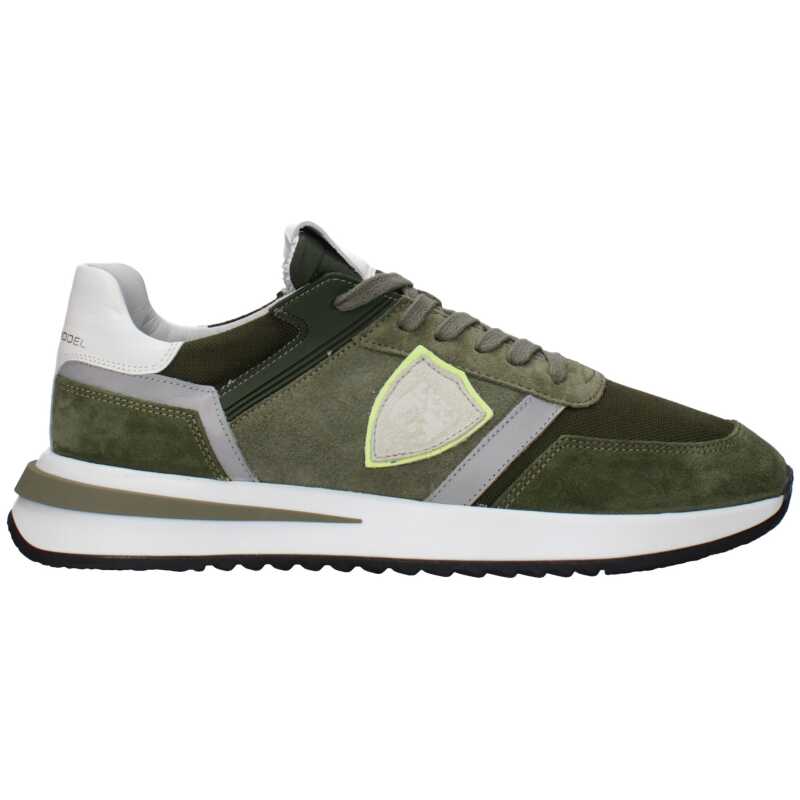 Philippe Model Green Leather Sneakers, theFeinheit