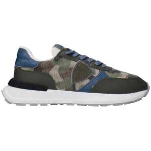 Philippe Model Green Fabric Sneakers