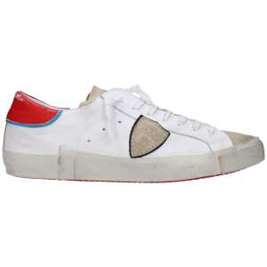 Philippe Model White Leather Sneakers