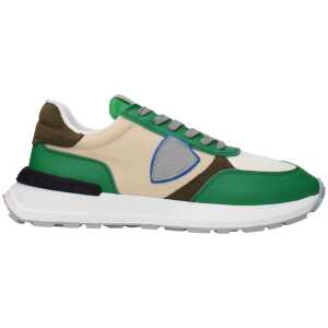 Philippe Model Green Fabric Sneakers