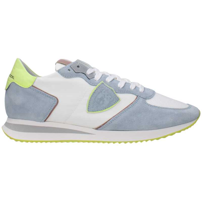 Philippe Model White Fabric Sneakers, theFeinheit