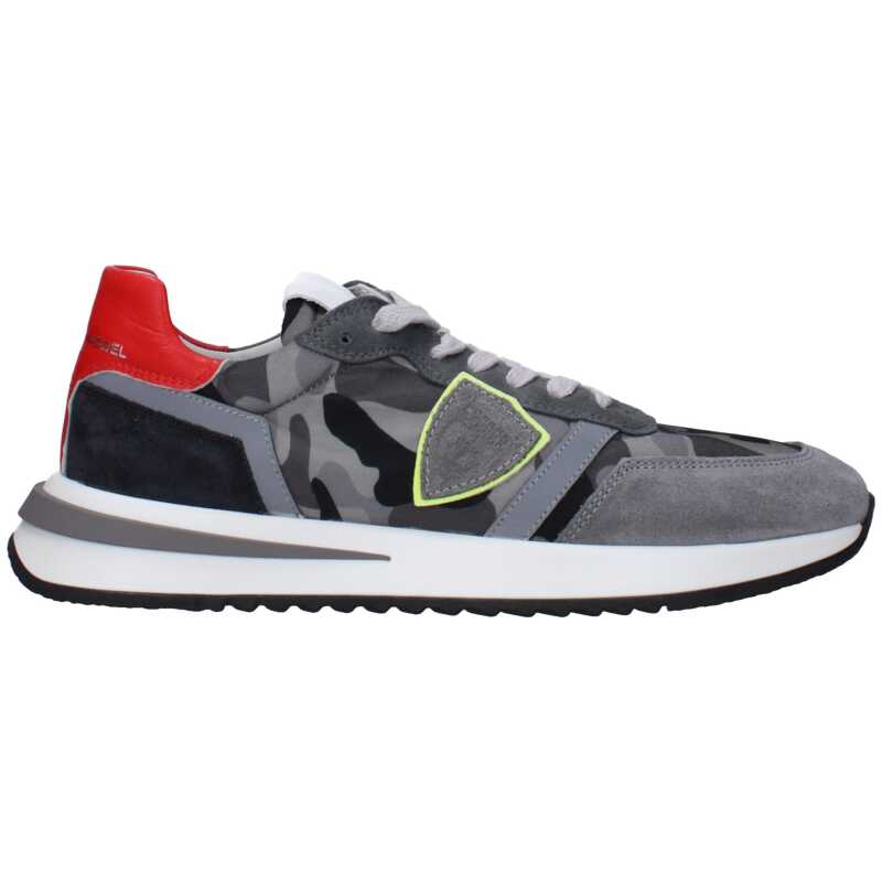 Philippe Model Gray Fabric Sneakers, theFeinheit