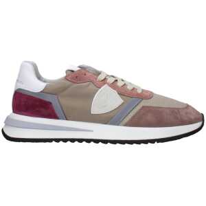 Philippe Model Beige Fabric Sneakers