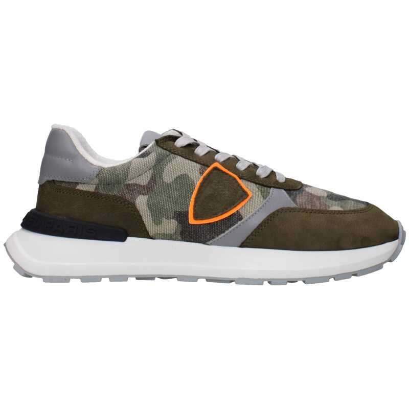 Philippe Model Green Fabric Sneakers, theFeinheit