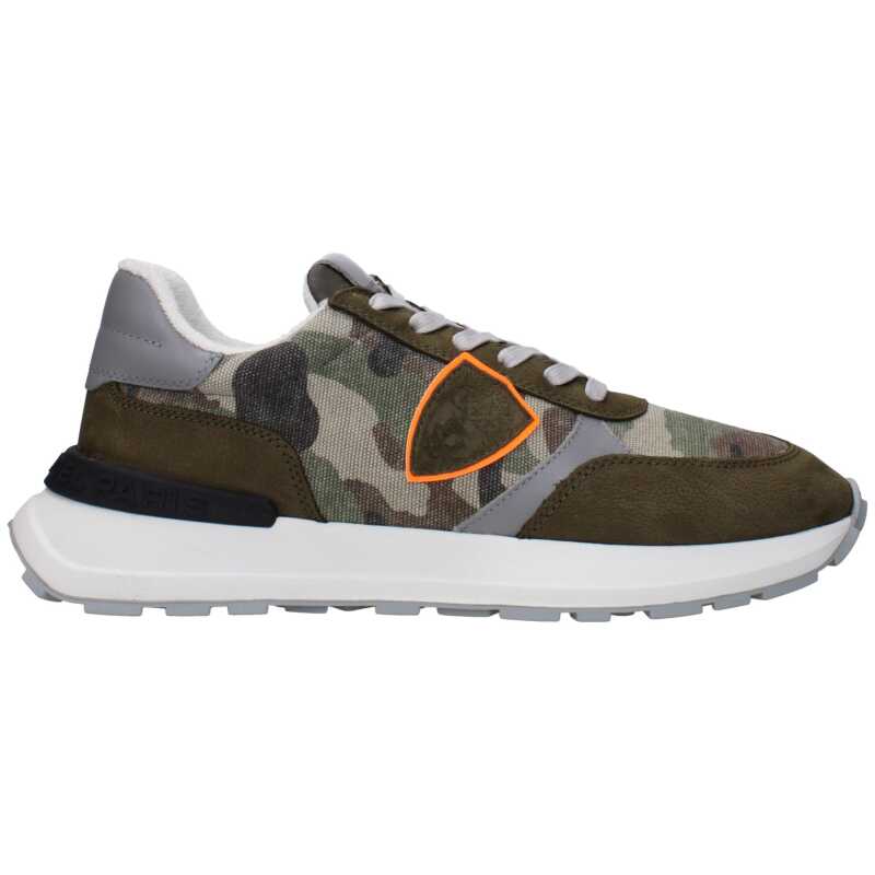 Philippe Model Green Fabric Sneakers, theFeinheit