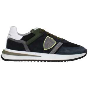 Philippe Model Blue Leather Sneakers
