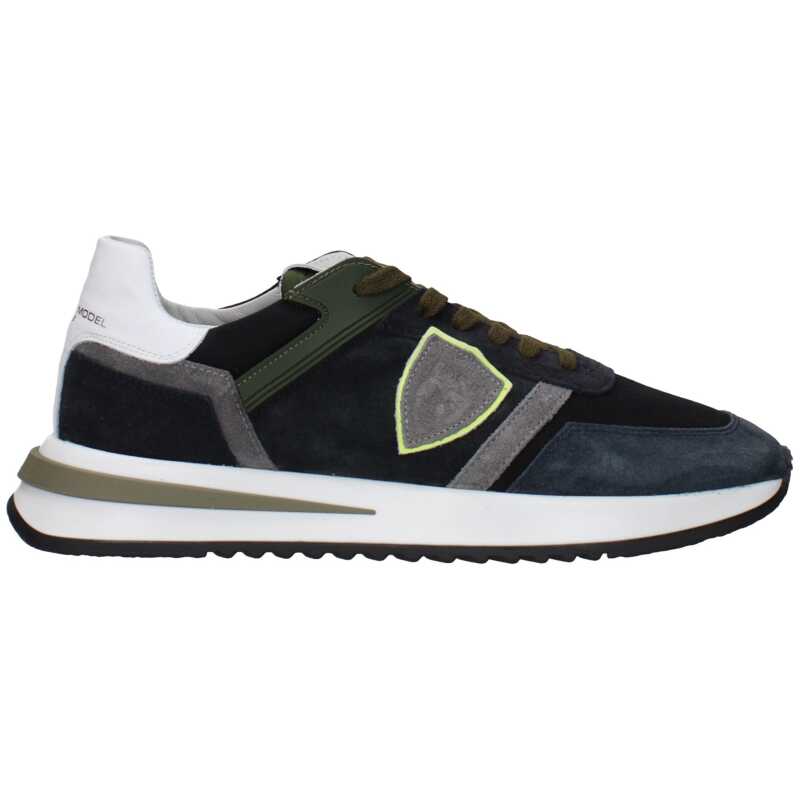 Philippe Model Blue Leather Sneakers, theFeinheit