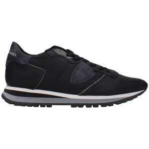 Philippe Model Black Leather Sneakers
