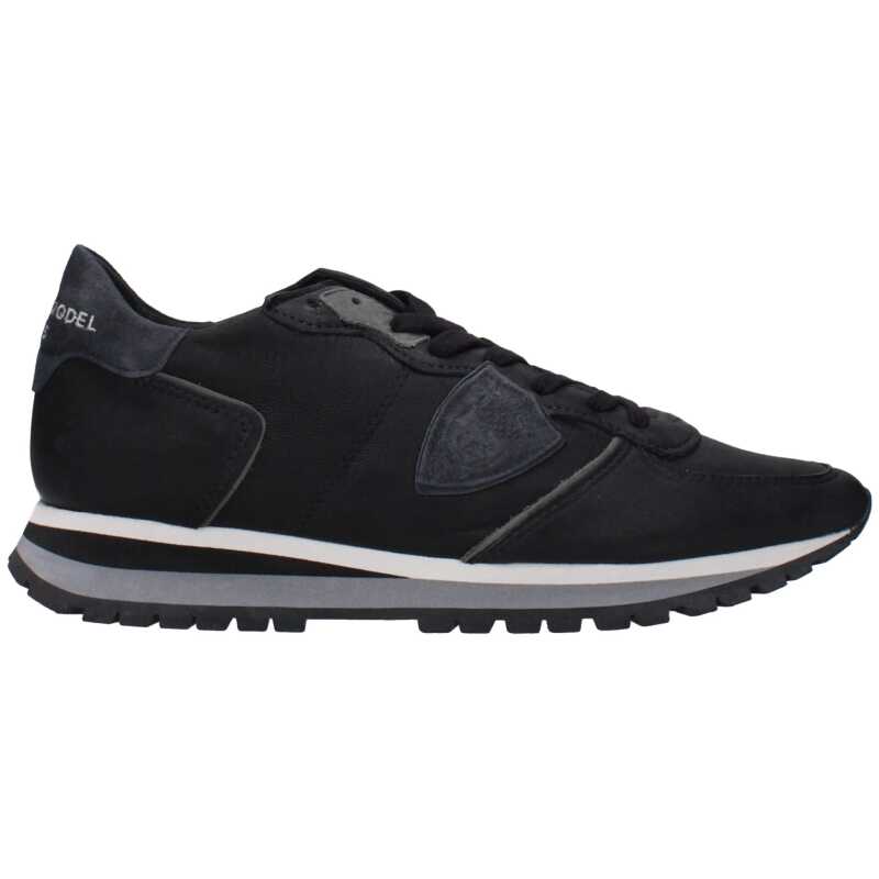 Philippe Model Black Leather Sneakers, theFeinheit