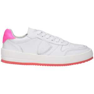 Philippe Model White Leather Sneakers