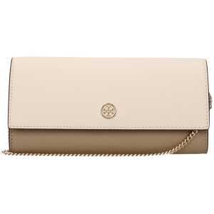 Tory Burch Beige Leather Clutch Bag