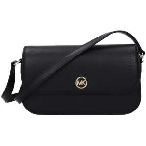 Michael Kors Black Leather Crossbody Bag