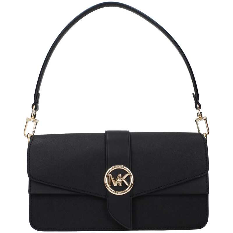 Michael Kors Black Leather Shoulder Bag, theFeinheit