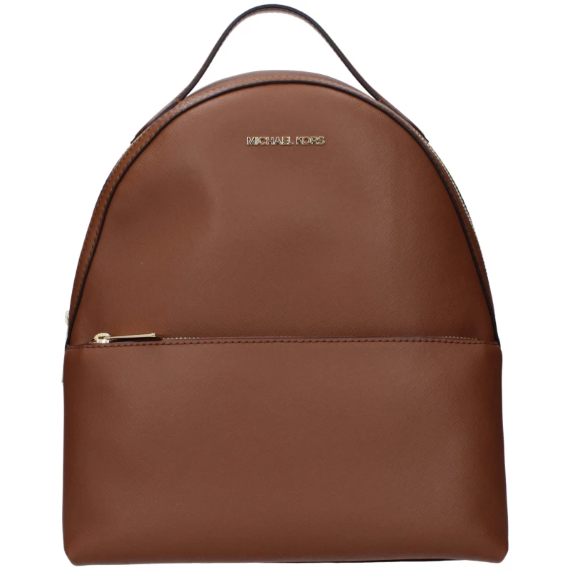 Michael Kors Brown Leather Backpacks, theFeinheit