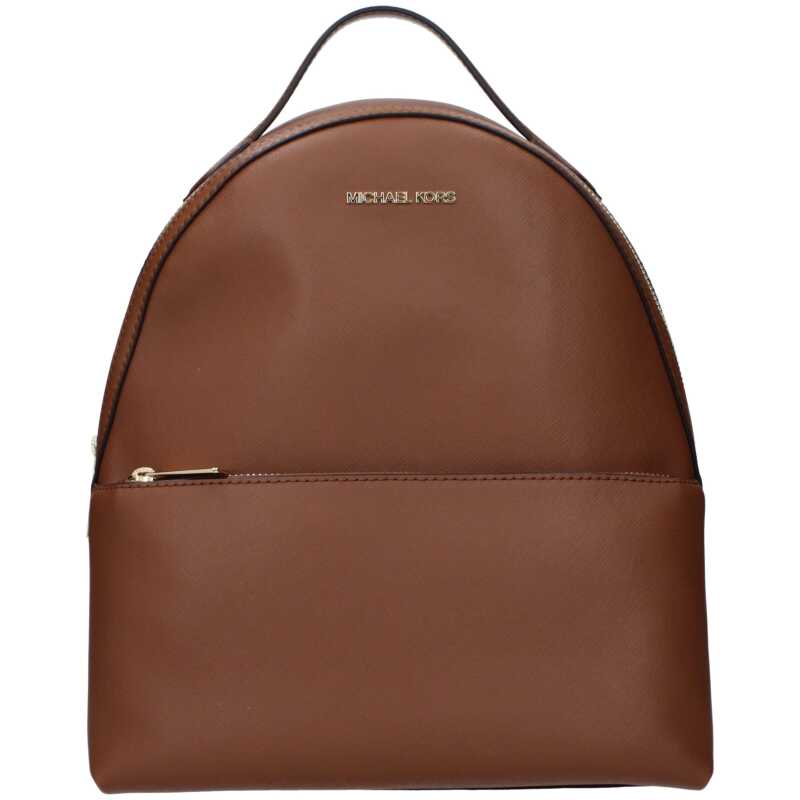 Michael Kors Brown Leather Backpack, theFeinheit