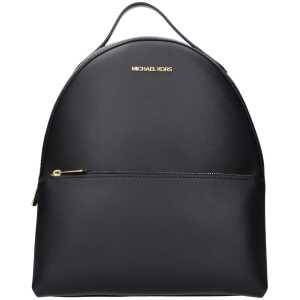Michael Kors Black Leather Backpack
