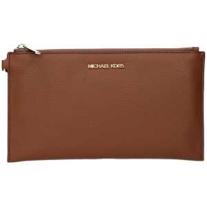 Michael Kors Brown Leather Clutch Bag