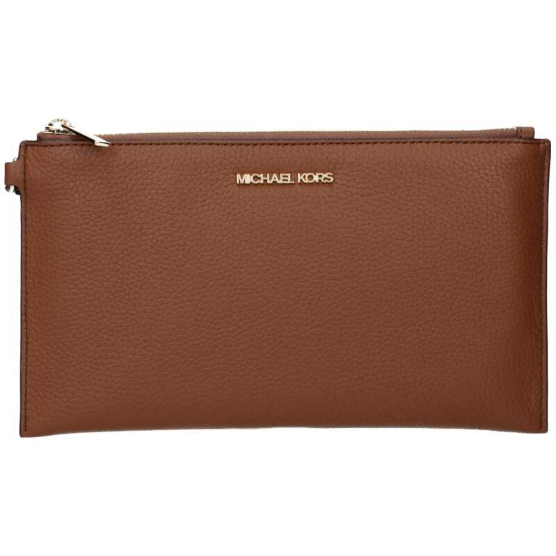 Michael Kors Brown Leather Clutch Bag, theFeinheit