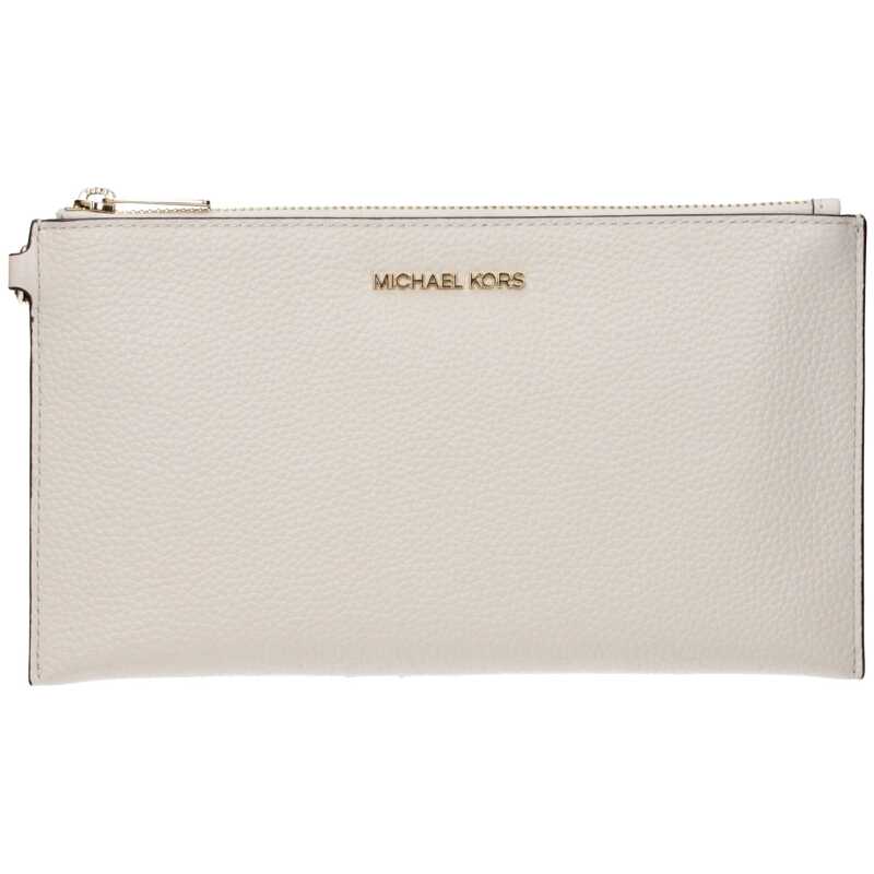 Michael Kors Beige Leather Clutch Bag, theFeinheit