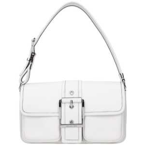 Michael Kors White Leather Shoulder Bag