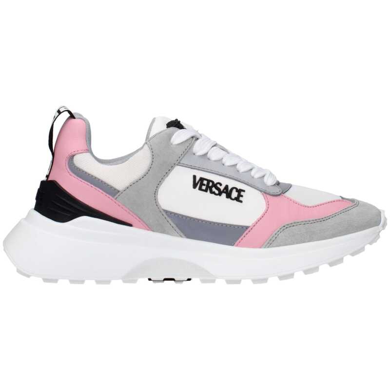 Versace White Fabric Sneakers, theFeinheit