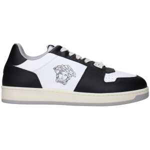 Versace White Leather Sneakers