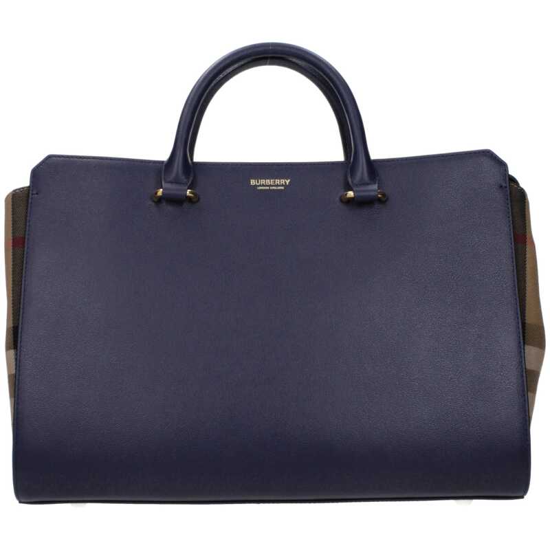 Burberry Blue Leather Handbag, theFeinheit