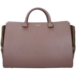 Burberry Gray Leather Handbag