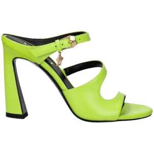 Versace Green Leather Sandal