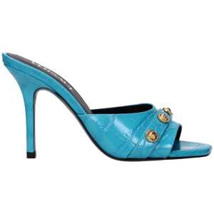 Versace Light Blue Leather Sandal