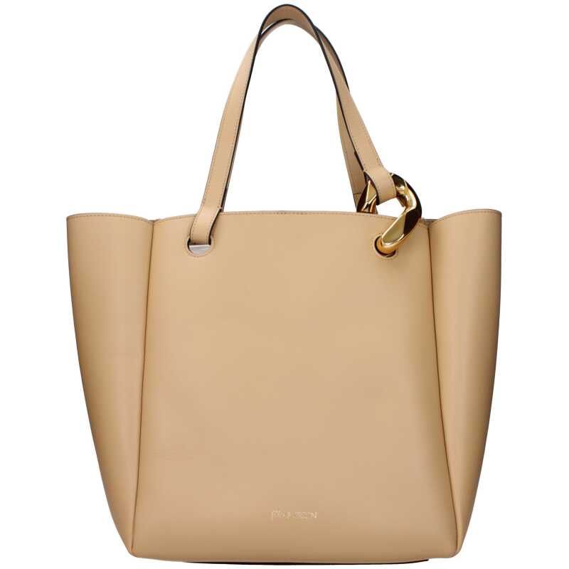 Jw Anderson Beige Leather Shoulder Bag, theFeinheit