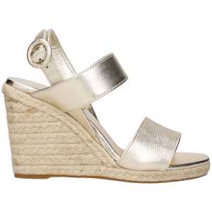 Prada Gold Leather Wedge