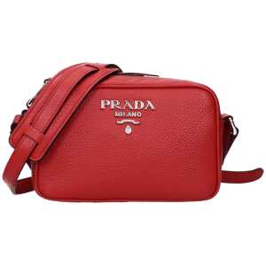 Prada Red Leather Crossbody Bag