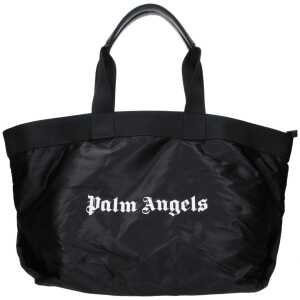 Palm Angels Black Fabric Shoulder Bag