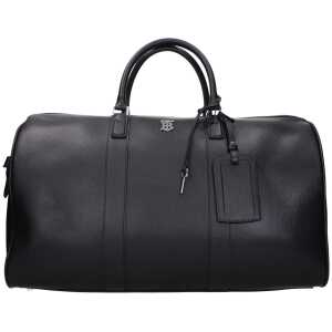 Burberry Black Leather Luggage And Travel