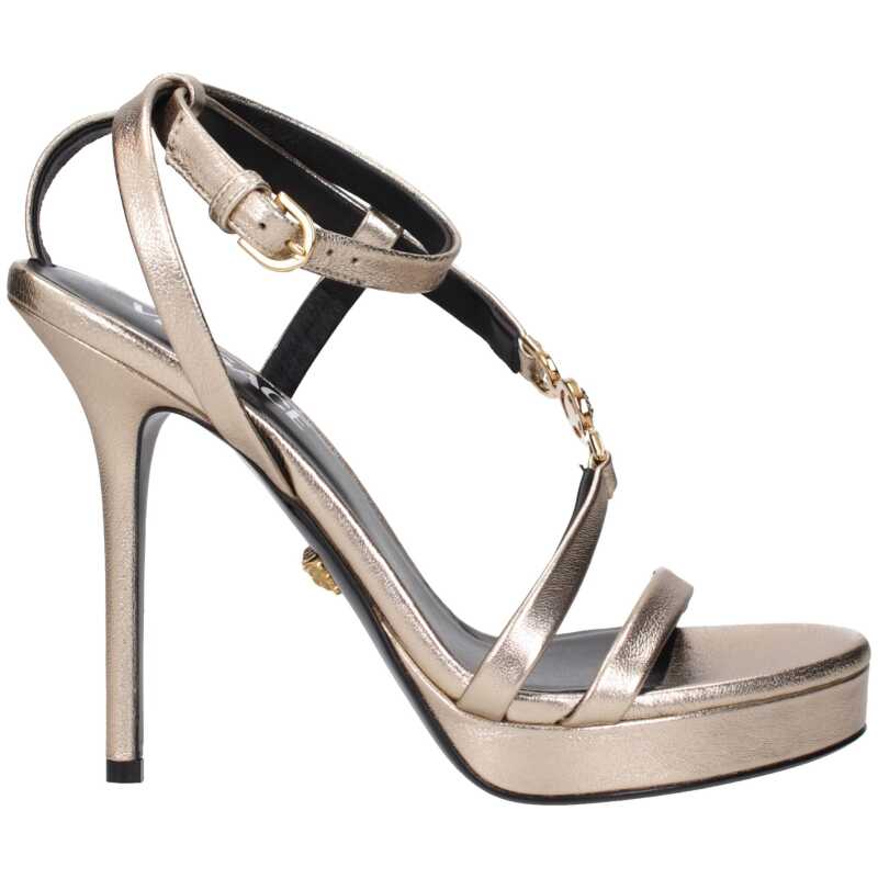Versace Gold Leather Sandal, theFeinheit