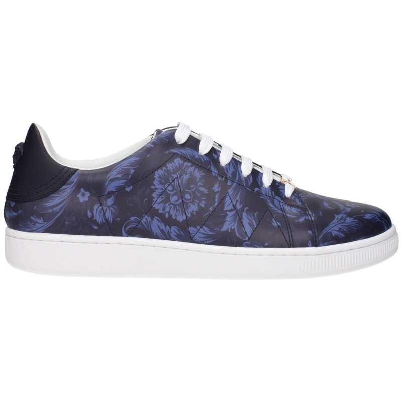 Versace Blue Leather Sneakers, theFeinheit