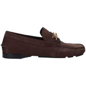 Versace Brown Leather Loafer