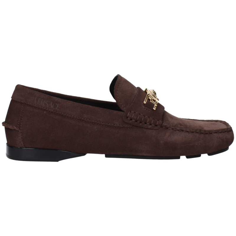 Versace Brown Leather Loafer, theFeinheit